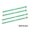 GPM 7075-T6 Alloy Aluminum Upper Link Bar Set Green for Vanquish 1/10 H10 Optic