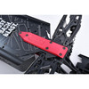 GPM Alum Rear Chassis Skid Plate Brace Thick 5mm Blue for 1/8 NOTORIOUS 6S V6