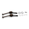 Yeah Racing TATT-089SP Spring Steel Front Double Joint Universal Shaft 2pcs for Tamiya TT02 SRX