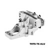 GPM 7075-T6 Alloy Rear Upper Bulkhead Silver for Traxxas 1/6 Pro Scale Sand Car