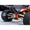 GPM Aluminum Wheelie Bar Wheel & Bearing Orange for Traxxas Mini XRT / Mini Maxx