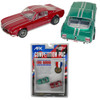 AFX 22085 1966 Ford Aura Metallic Green & Red | HO Slot Car Competition Pac (2)