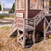 Woodland Scenics BR5074 Built-&-Ready - Interlocking Tower w/ Lights HO Scale