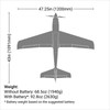 E-flite EFL12350 V1200 1.2m BNF Basic Airplane w/ Smart, AS3X & SAFE Select