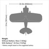 E-flite EFL35500 Pitts S-1S BNF Basic Biplane w/ AS3X & SAFE Select, 850mm