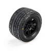 Pro-Line PRO1034510 Menace F/R Street Tires w/ Split Six Wheels Black (2) Mini Kraton