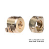 GPM Brass Front Steering Blocks (7g) (2Pcs) for Axial 1/30 SCX30 Bronco/Wrangler/K10
