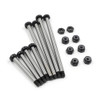Yeah Racing KYOP-035SV Steel Suspension Arm Pin Set for Kyosho Optima Mid