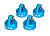 Traxxas 8457 Alum Shock Caps Blue King Shocks (4) : Unlimited Desert Racer