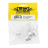 Yeah Racing TAWR-041SV Aluminum Toe-in 2 Degree Rear Hub Set for Tamiya WR02 WR02C TL-01 GF-01 G6-01