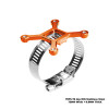 GPM Aluminum 40x40mm RC Cooling Fan Adjustable Mount Orange : 40-56 Series Motor