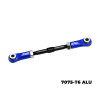GPM Aluminum Servo Steering Link Blue for Vanquish 1/10 H10 Optic Yokohama
