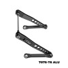 GPM Aluminum Rear Sway Bar Set Black for Vanquish 1/10 H10 Optic Yokohama