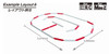 Kyosho 87131 RC Circuit Fence Set for Mini-Z