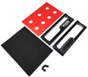 NHX RC Aluminum Car Stand Repair Assembly Display -Red/Black
