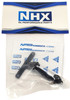 NHX RC Aluminum Adjustable Trailer Drop Hitch Receiver Towball for 1/10 RC Cars