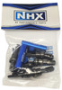 NHX RC Metal Rear Axle CVD Splined Drive Shaft (2) Blue: Traxxas Slash 4x4