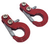 NHX RC Aluminum Premium Spring Loaded Winch Hook for 1/10 Crawler  -Red