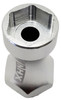 NHX RC Wheel Hex Adaptor 12mm to 17mm (4pc) 30mm Offset Extender - Silver