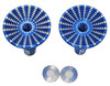 NHX RC Alum Transmitter Gimbal Stick Ends M4 for FrSky M7 M9 M9R X10 X12S X9E X9D -Blue