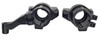 NHX RC Aluminum Steering Knuckle Carriers L/R for Axial SCX6 -Black