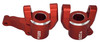 NHX RC Aluminum Steering Knuckle Carriers L/R for Axial SCX6 -Red