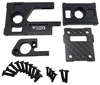 NHX RC 7075 Quick Release 42mm Motor Mount w/ Carbon Fiber Cover for 1/8 Traxxas Sledge