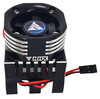 NHX RC 1/8 Colorful LED Aluminum Heatsink High Speed Cooling Motor Fan -Black