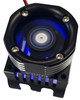 NHX RC 1/8 Colorful LED Aluminum Heatsink High Speed Cooling Motor Fan -Black