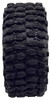 NHX RC Crawler Tires w/ Aluminum Beadlock Wheel Rims (4) for 1/18 TRX-4M Silver