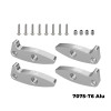 GPM Aluminum Flex Blades Extensions (Droop Flex Mod) Silver for SCX30 Ford Bronco