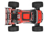 Corally C-00231-R PUNISHER XD RTR Monster Truck Red Brushed 2S w/Battery/Charger