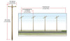 Woodland Scenics US2265 Pre-Wired Poles - Single Crossbar - HO Scale
