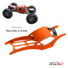 Furitek Scythe V2 Aluminum Frame Kit Orange for SCX24 Crawlers