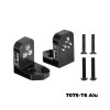 GPM New Design Adjustable Rear Shock Mount Black for Vanquish 1/10 H10 Optic