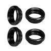 GPM 6061-T6 Aluminum Shock Collars Black (4Pcs) for ARRMA 1/16 Mini Kraton