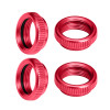 GPM 6061-T6 Aluminum Shock Collars Red (4Pcs) for ARRMA 1/16 Mini Kraton