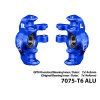 GPM Aluminum Front Hub / Steering Blocks Blue for ARRMA 1/16 Mini Kraton 3S