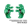 GPM Aluminum Front Hub / Steering Blocks Green for ARRMA 1/16 Mini Kraton 3S