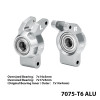 GPM Aluminum Rear Hub Silver (Larger Bearings) for ARRMA 1/16 Mini Kraton 3S