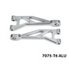 GPM Aluminum Rear Upper Suspension Arms Silver for ARRMA 1/16 Mini Kraton
