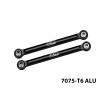 GPM Aluminum Front Steering Toe Links Black for ARRMA 1/16 Mini Kraton 3S