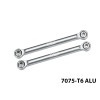 GPM Aluminum Front Steering Toe Links Silver for ARRMA 1/16 Mini Kraton 3S