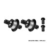 GPM Front & Rear Complete Differential 30/9T Silver for Arrma 1/5 Kraton/Outcast