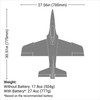 E-flite EFL-3134 Habu SS (Super Sport) 50mm EDF Jet BNF Basic w/ AS3X+ & SAFE Select