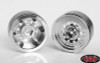 RC4WD Z-W0296 Classic 10-Hole Chrome 1.9" Beadlock Wheels (4)