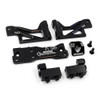Yeah Racing TARC-023BK Alum Servo Mount & Chassis Brace Set for Associated RC10 4WD