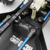 Yeah Racing TARC-023BK Alum Servo Mount & Chassis Brace Set for Associated RC10 4WD