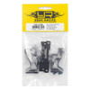 Yeah Racing TARC-023BK Alum Servo Mount & Chassis Brace Set for Associated RC10 4WD