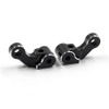 Yeah Racing TARC-030BK Alum Front Steering Knuckle Set for Associated 1/24 RC10